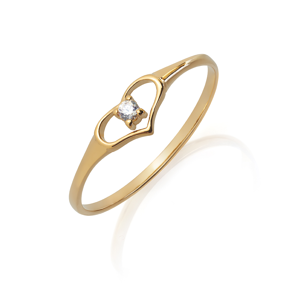 Pierścionek złoty Amour