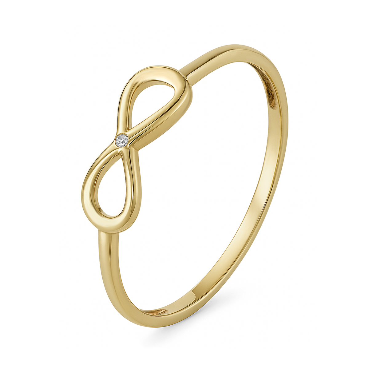 Pierścionek złoty Infini