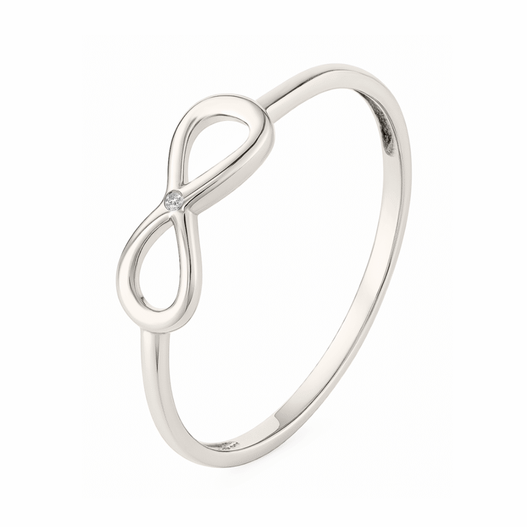 Pierścionek złoty Infini